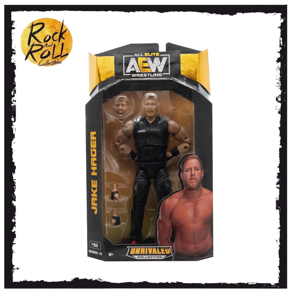 Damaged Packaging - JAKE HAGER - AEW UNRIVALED COLLECTION SERIES 10