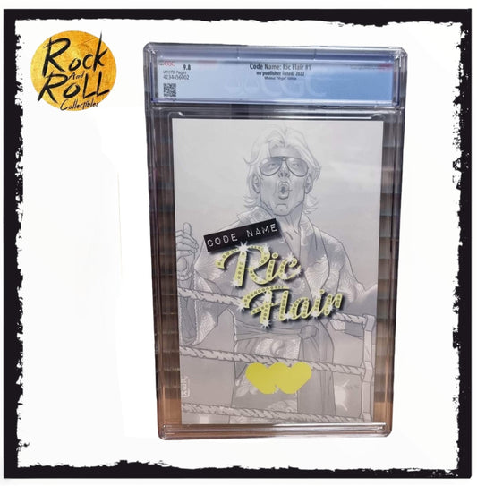 CODE NAME RIC FLAIR Virgin Whatnot Exclusive  1550 made Scout Comics CGC Graded 9.8