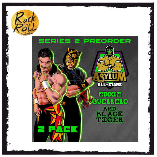 Eddie Guerrero And Black Tiger 2 Pack Asylum All-Stars PRE ORDER