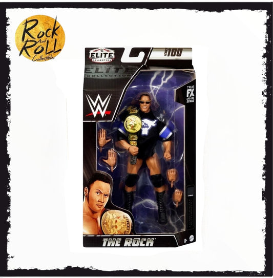 WWE  Elite Series 100  The Rock US IMPORT