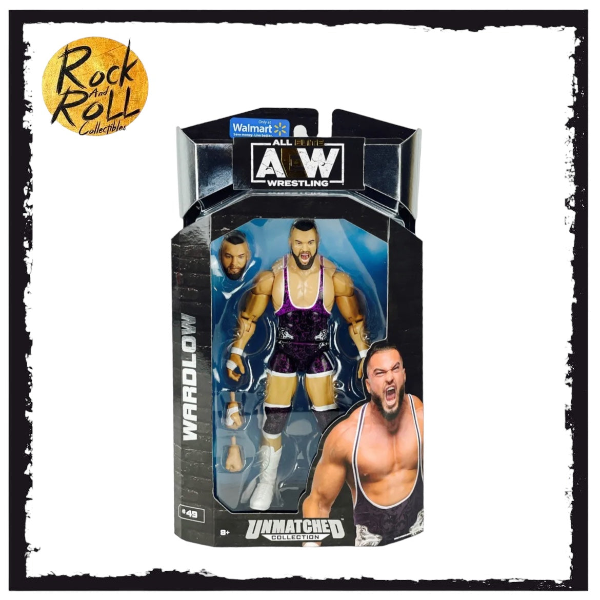 Loose Packaging - AEW Unmatched Collection Wardlow Walmart Exclusive Wrestling Figure #49