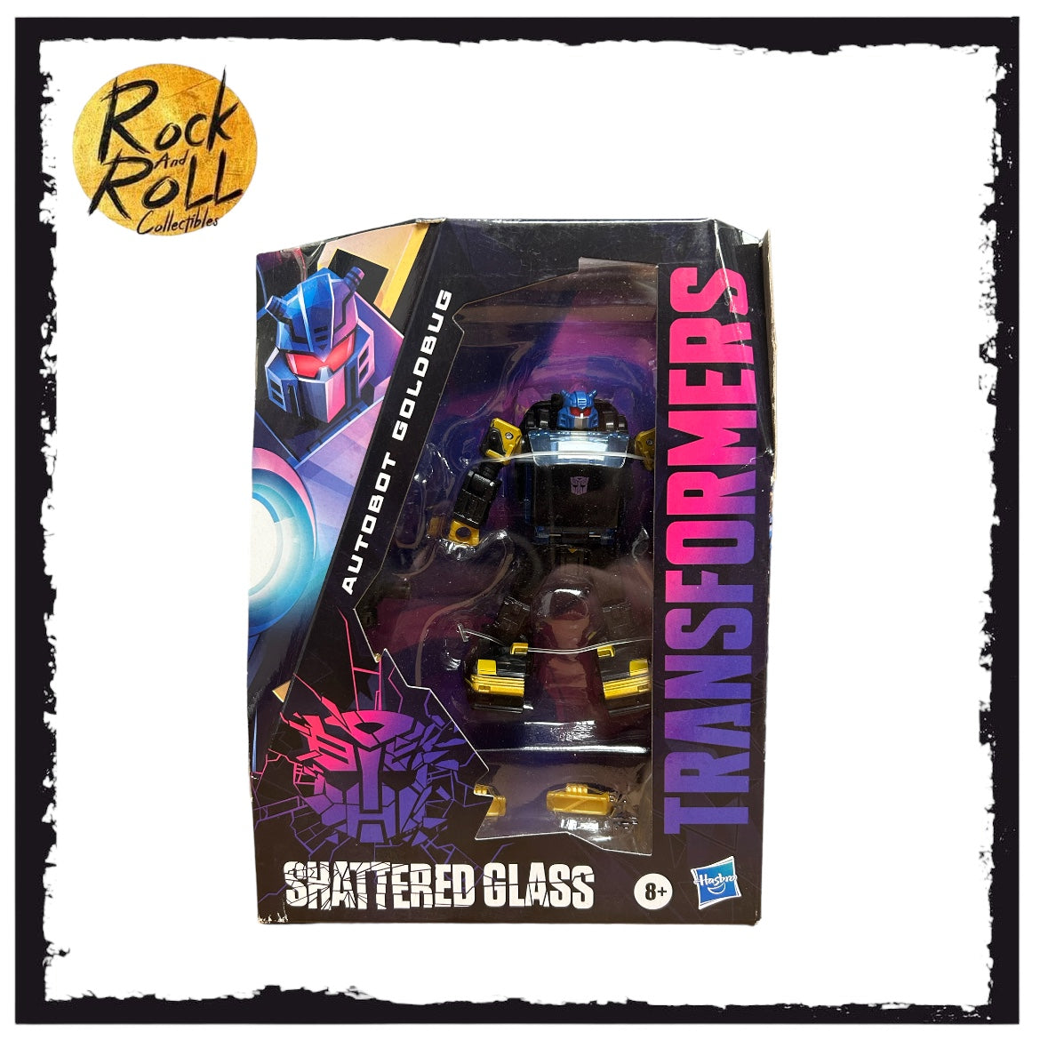 Transformers Generations Shattered Glass Collection Autobot Goldbug Box Damage