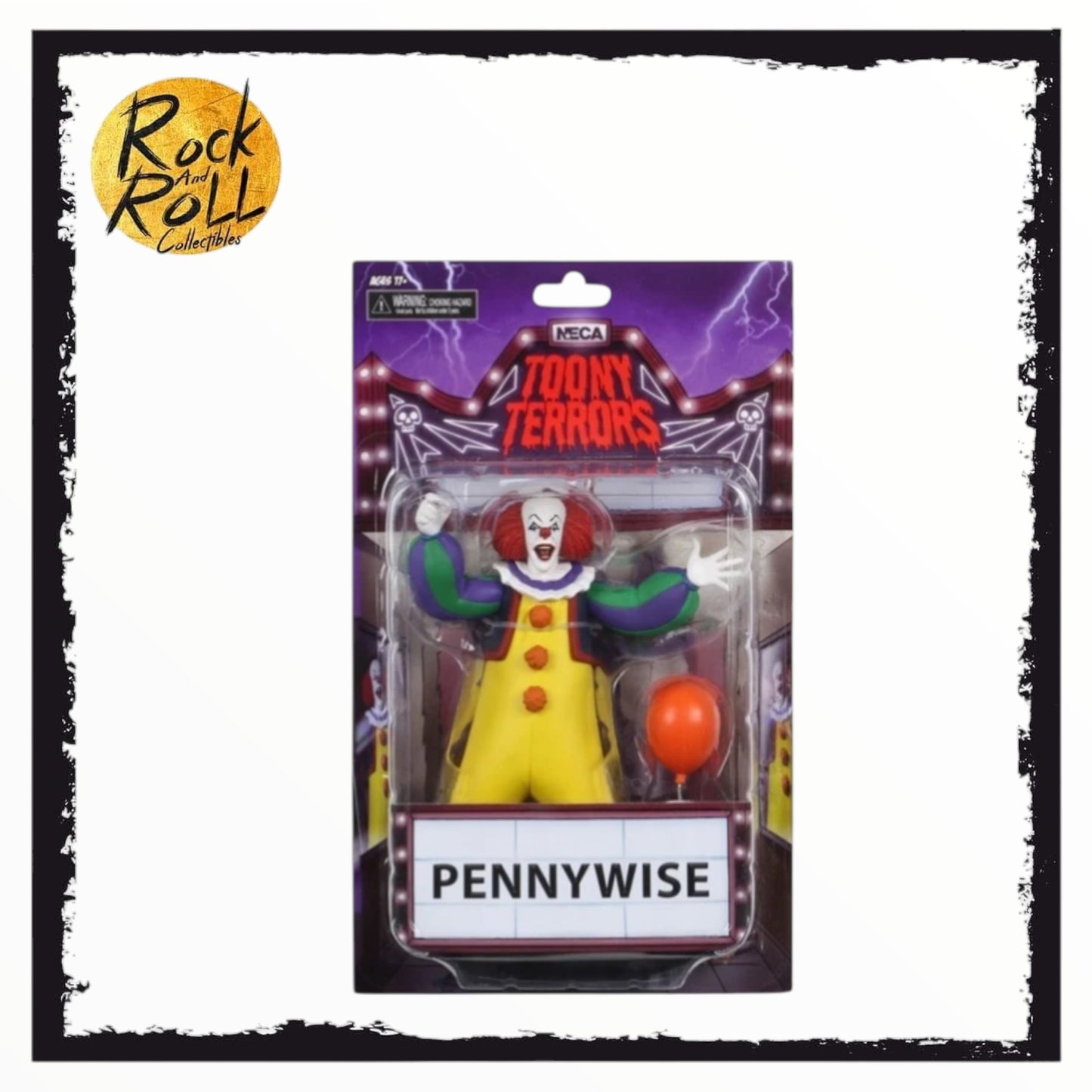 NECA IT Pennywise Toony Terrors 1990 6" Scale Action Figure