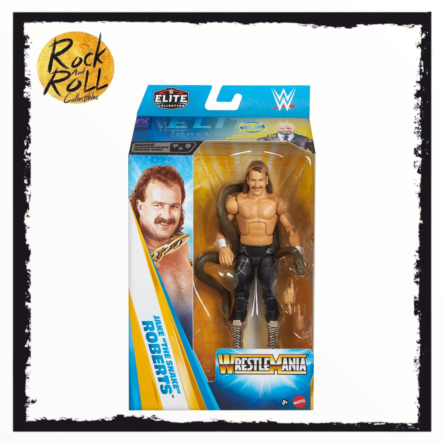 WWE Wrestlemania Elite Collection Series 42 - Jake "The Snake" Roberts