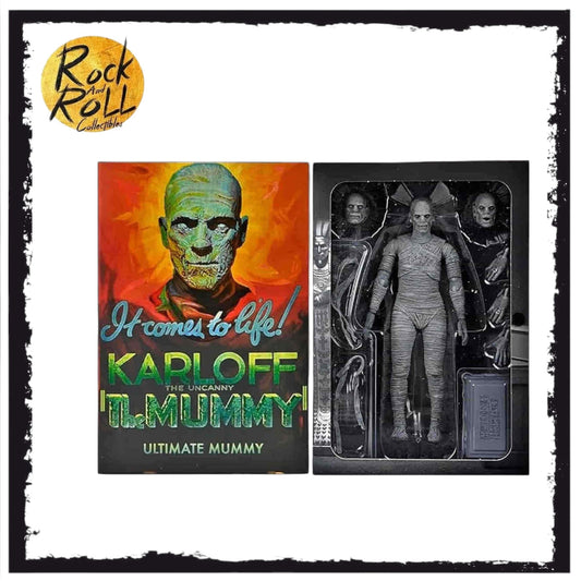 NECA - Universal Monsters - Karloff 'The Uncanny' The Mummy (B&W) Action Figure