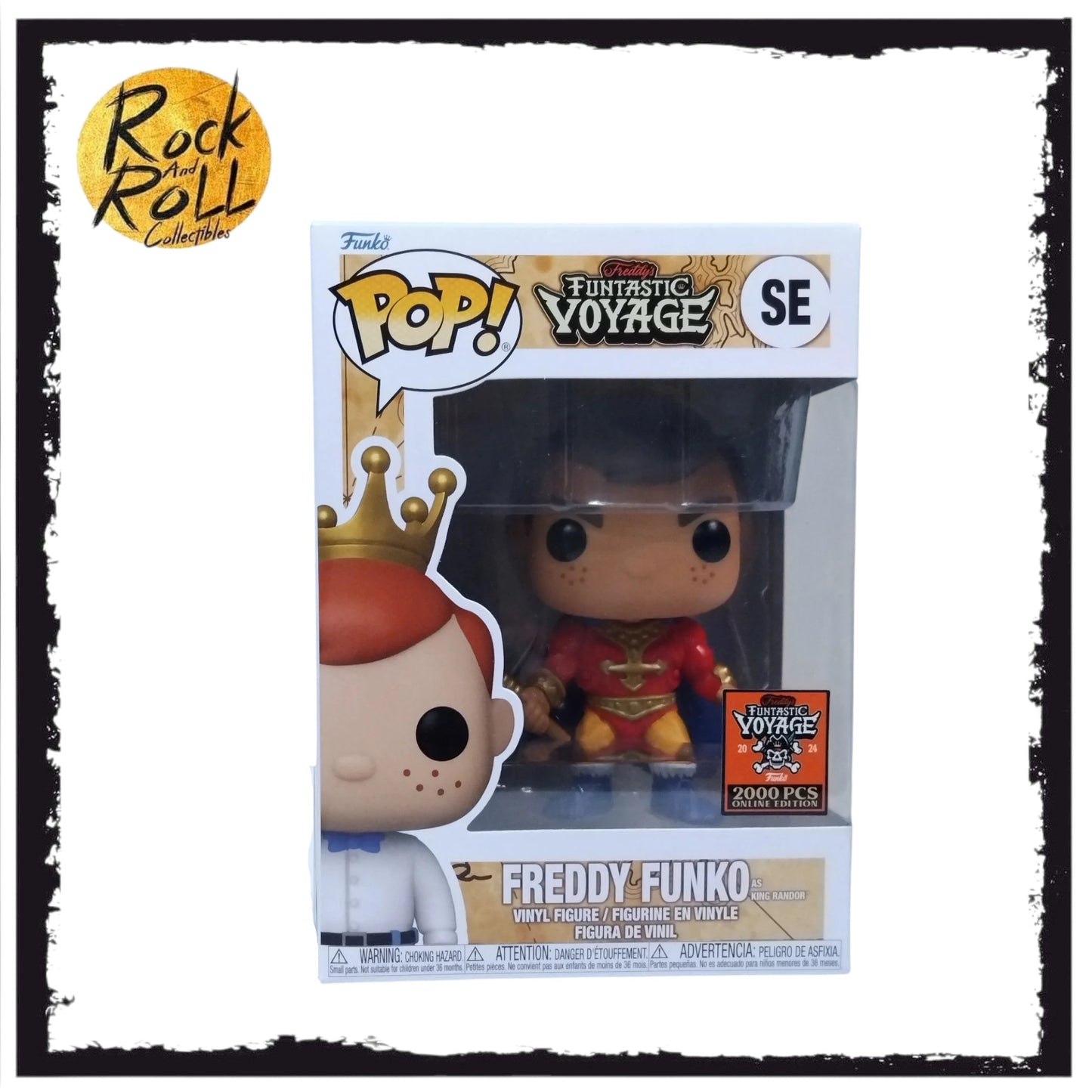 Freddy Funko as King Randor Funko Pop! - Masters Of The Universe - Freddy's Funtastic Voyage 2024 Online Edition LE2000 Pcs