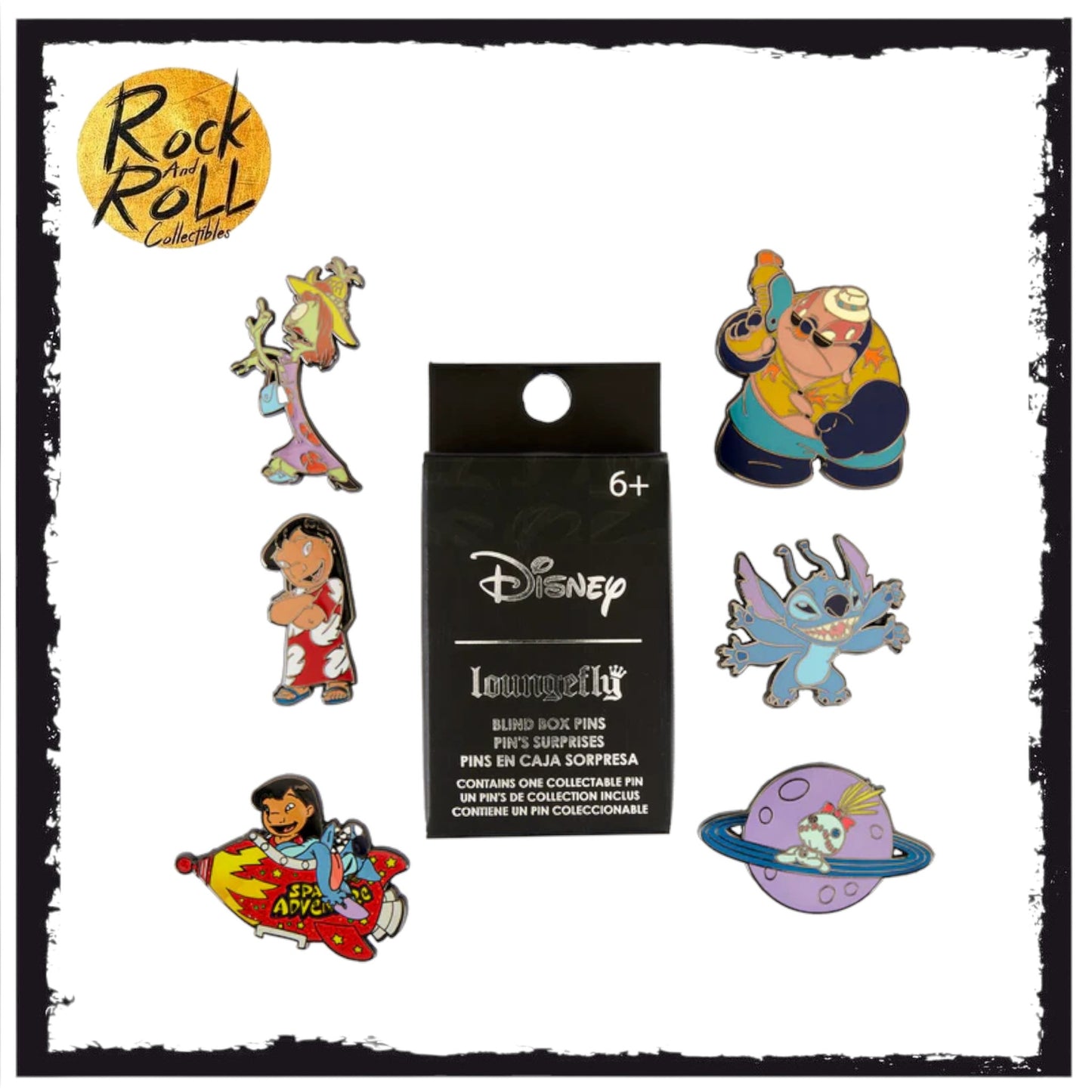 Loungefly Disney Lilo & Stitch Space Adventure Blind Box Enamel Pin