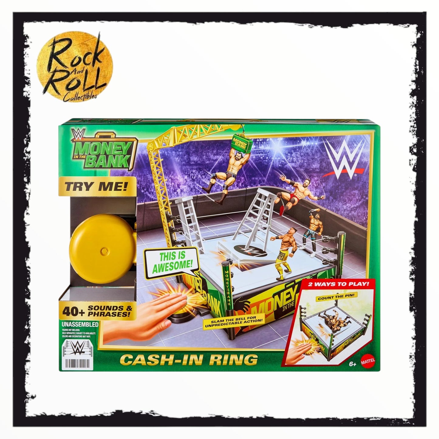 WWE Money in the Bank Cash-In Ring Playset