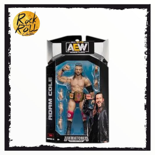 AEW Unmatched Series 10 #75 Adam Cole Pink Outfit (Not Mint Box)