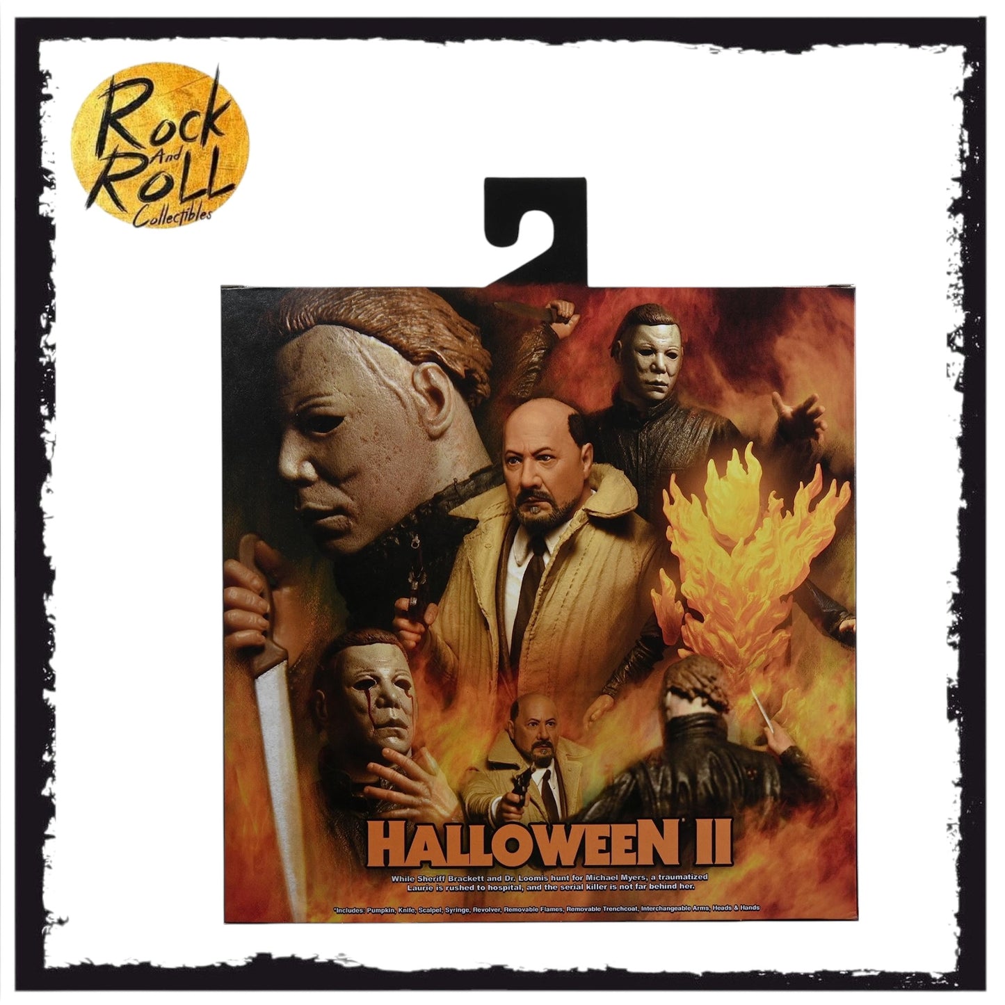 NECA Halloween 2 Ultimate Michael Myers & Dr Loomis 2-Pack 7” Action Figure