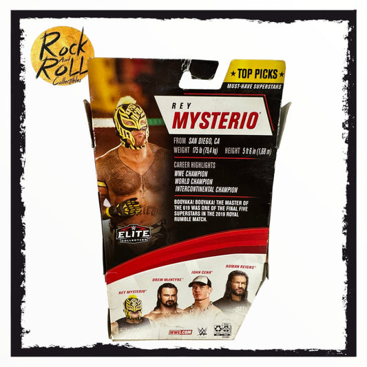 Not Mint Packaging - WWE Elite Collection Top Picks 2021 Rey Mysterio US Import