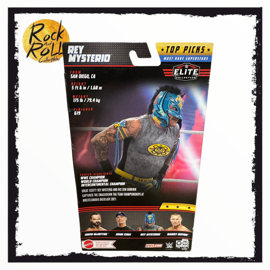 Not Mint Packaging - WWE Elite Collection Top Picks 2022 Rey Mysterio US Import