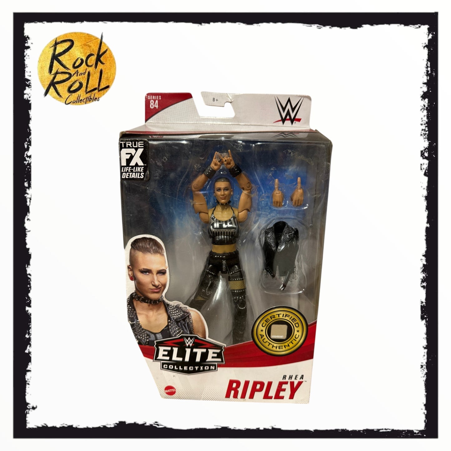 Box Damage - WWE Elite Series 84 Rhea Ripley