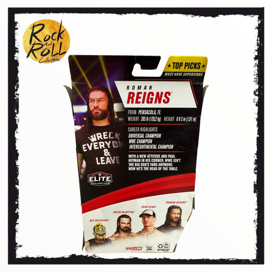 Box Damage - WWE Elite Top Picks Roman Reigns US Import