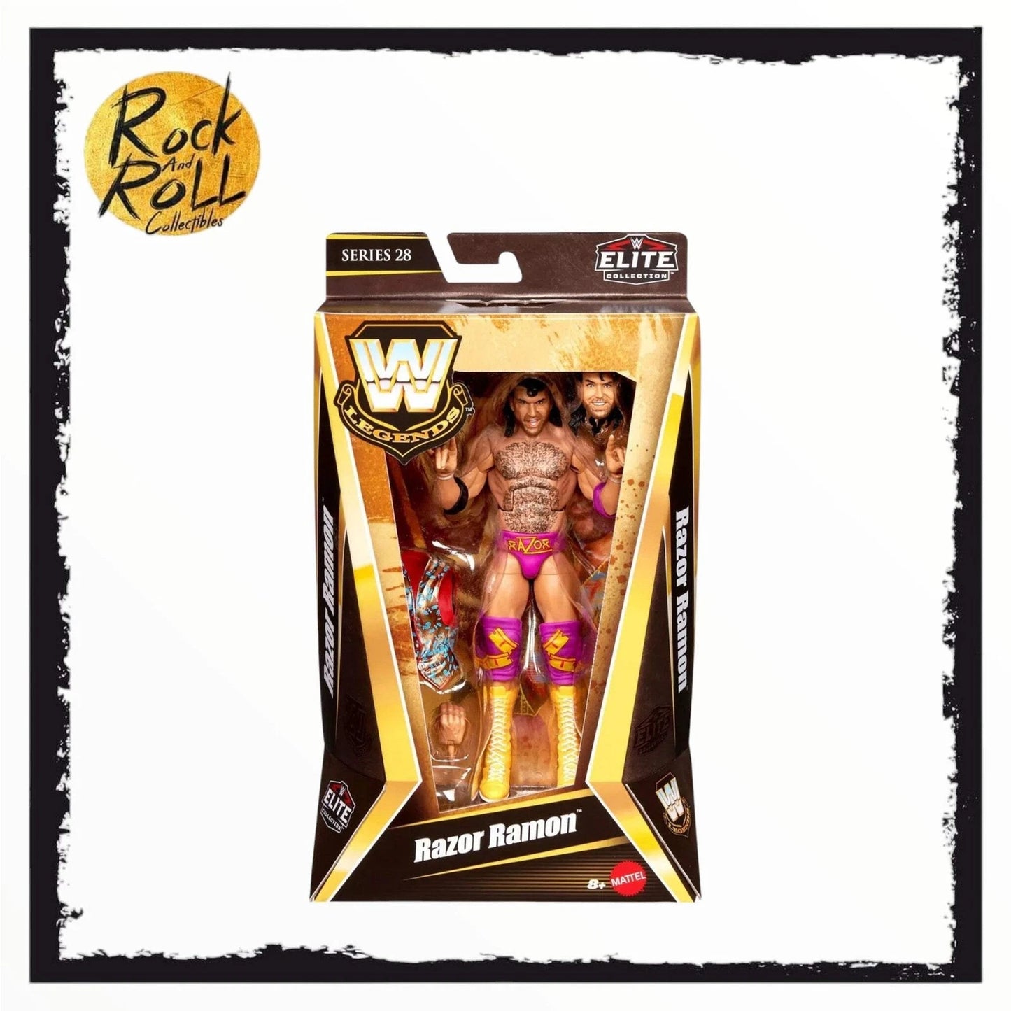Box Damage - WWE Legends Elite Collection Series 28 - Razor Ramon US Import