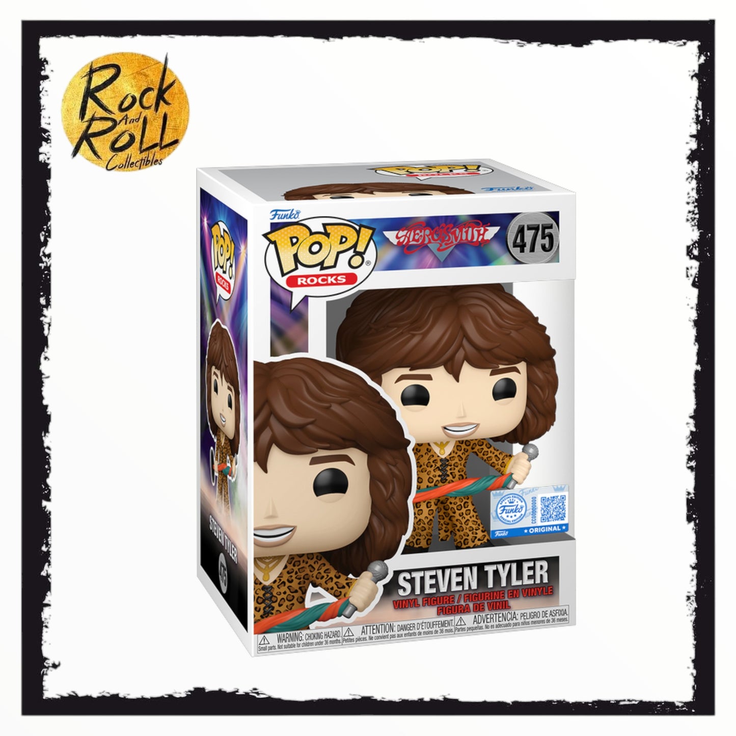 Aerosmith - Steven Tyler (Leopard Print Outfit) Funko Pop! #475 Special Edition