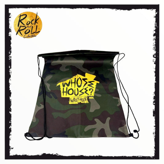 Pro Wrestling Crate - Who's House? Swerve's House Drawstring Bag