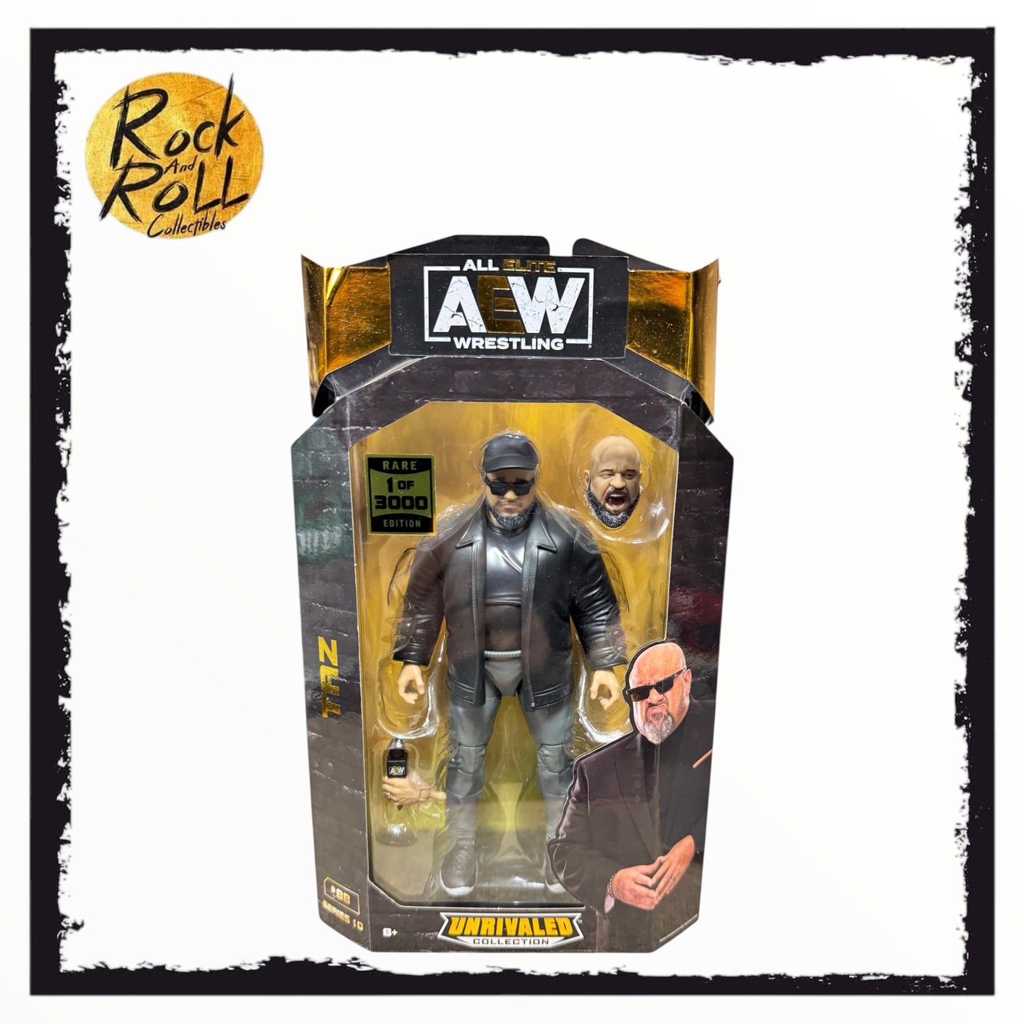 Box Damage - AEW Unrivaled Collection Series 10 #88 Taz 1 of 3000 Rare Edition