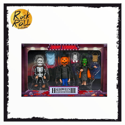 NECA Toony Terrors Halloween 3 – Trick or Treaters 6″ Scale Action Figure Set – 3 Pack