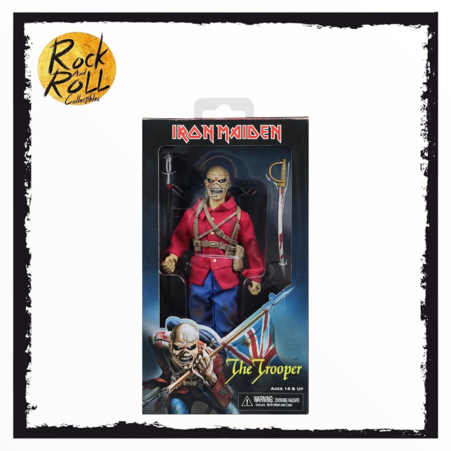 NECA Iron Maiden 8″ The Trooper Clothed Action Figure