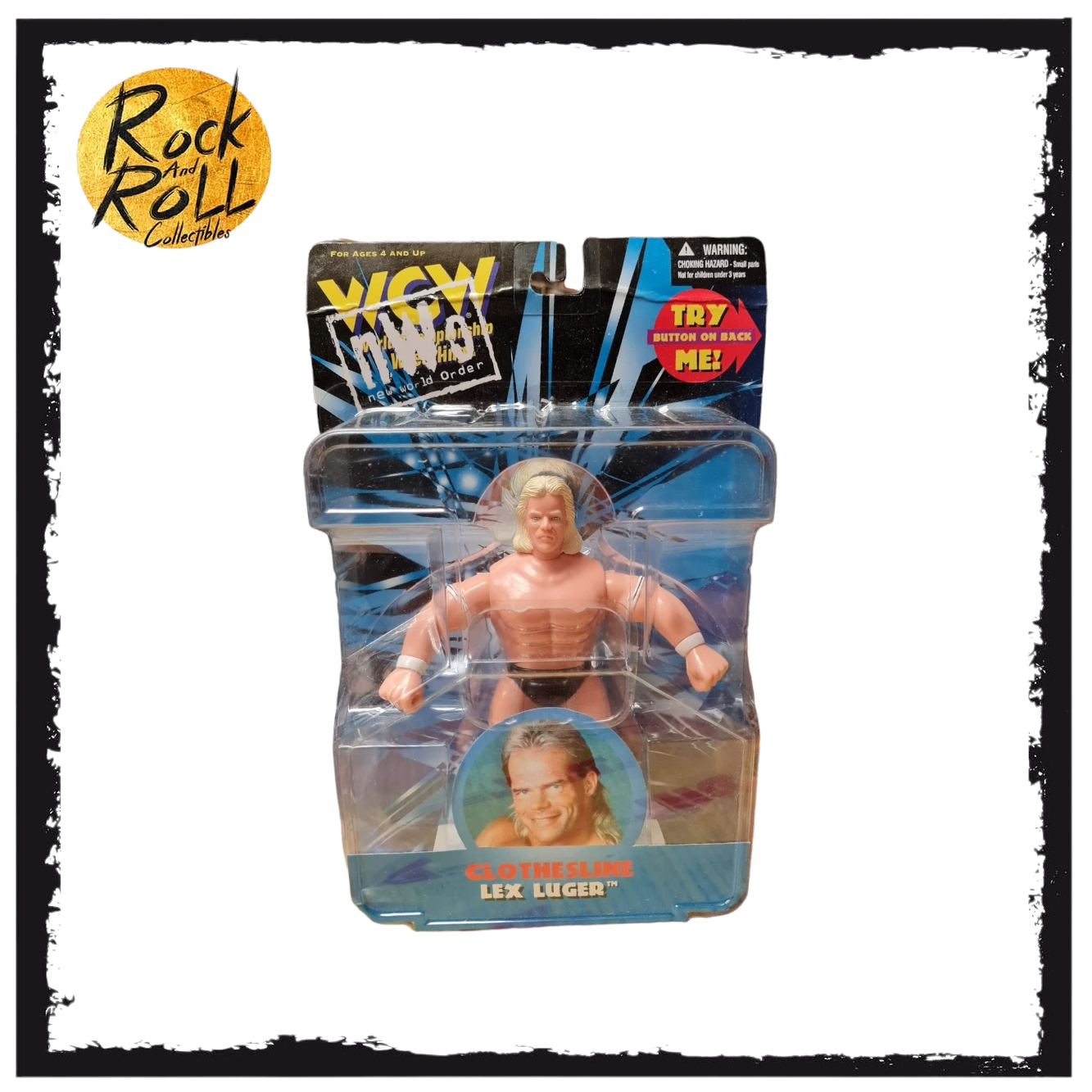 Lex Luger WCW / NWO 1998 Toy Makers - Clothesline -