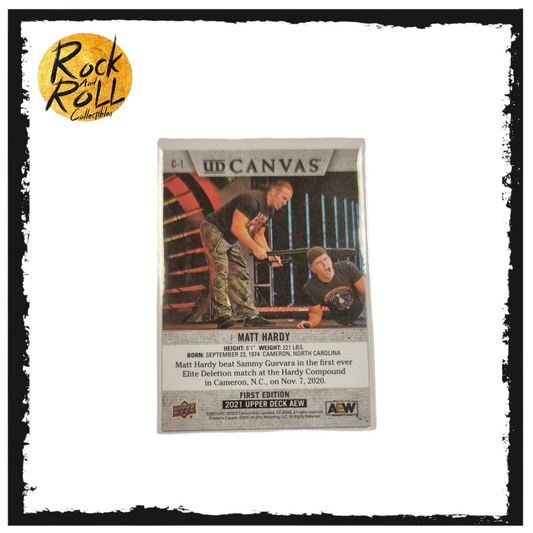 2021 Upper Deck All Elite Wrestling AEW Matt Hardy UD Canvas Insert C-1