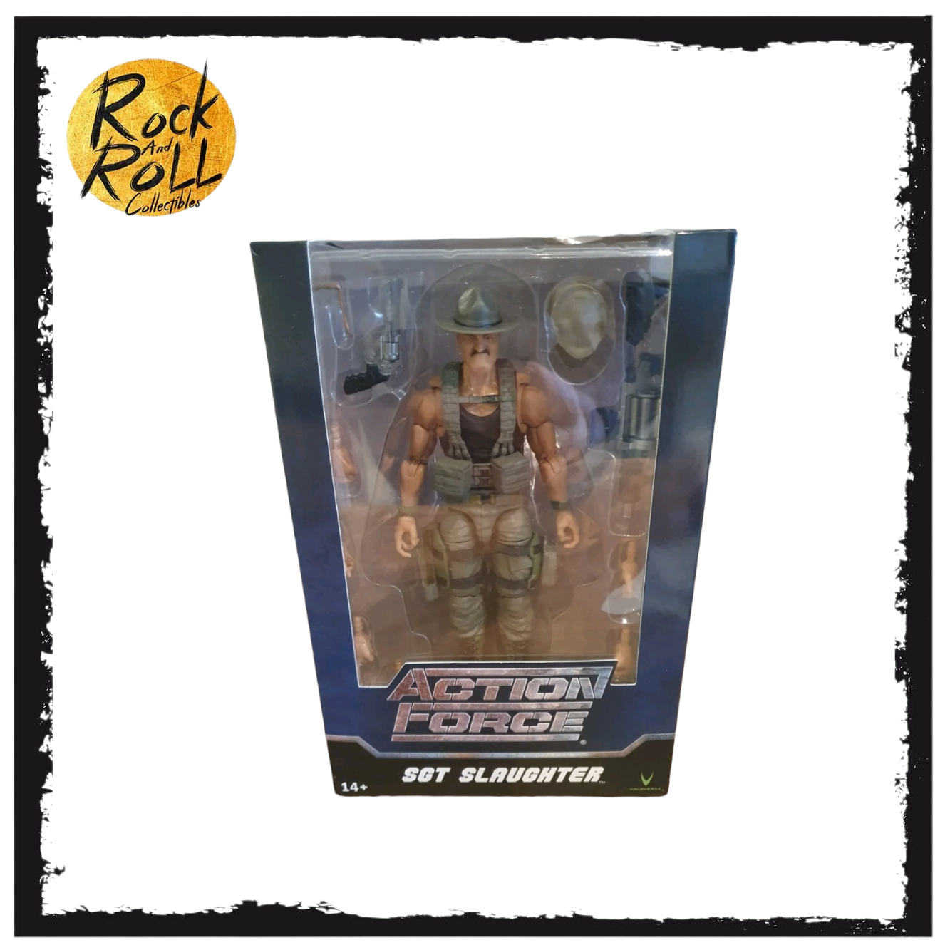 Sgt Slaughter Action Force Valaverse Series 2 GI Joe Classified Figure