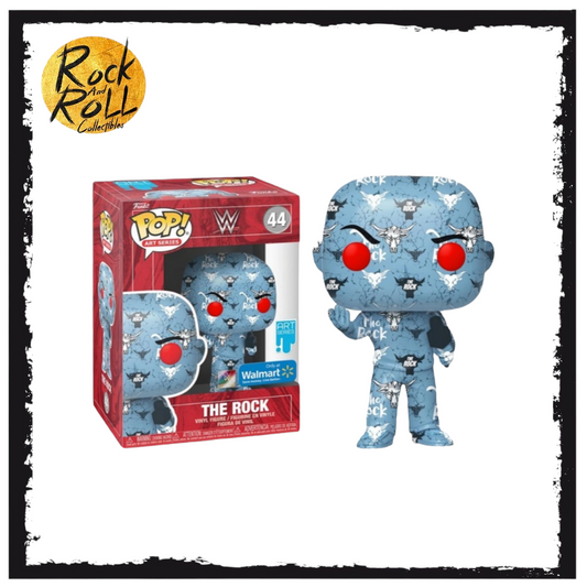 WWE Funko Pop Art Series #44 The Rock Walmart Exclusive