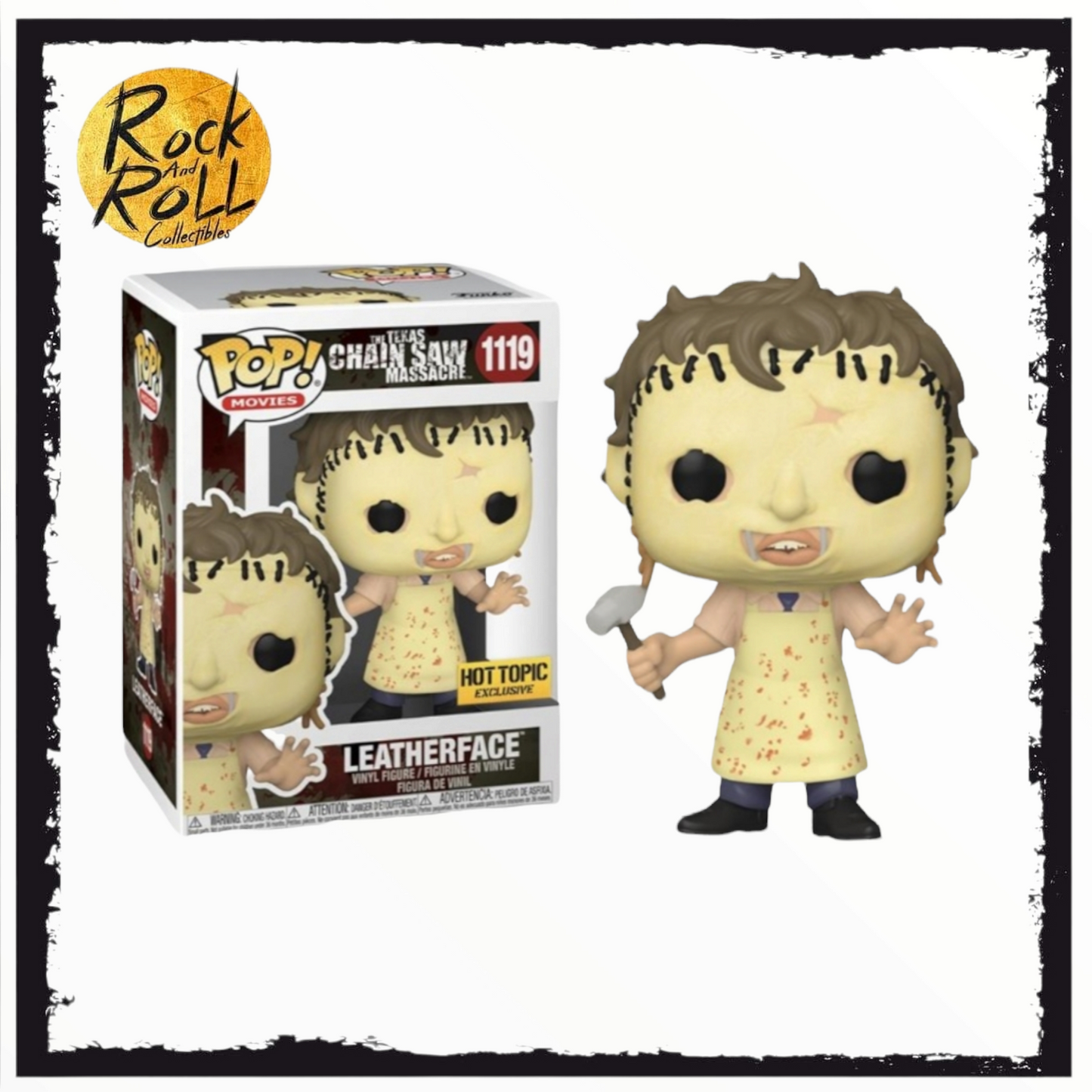 Texas Chainsaw Massacre Funko Pop #1119 Leatherface Hot Topic Exclusive