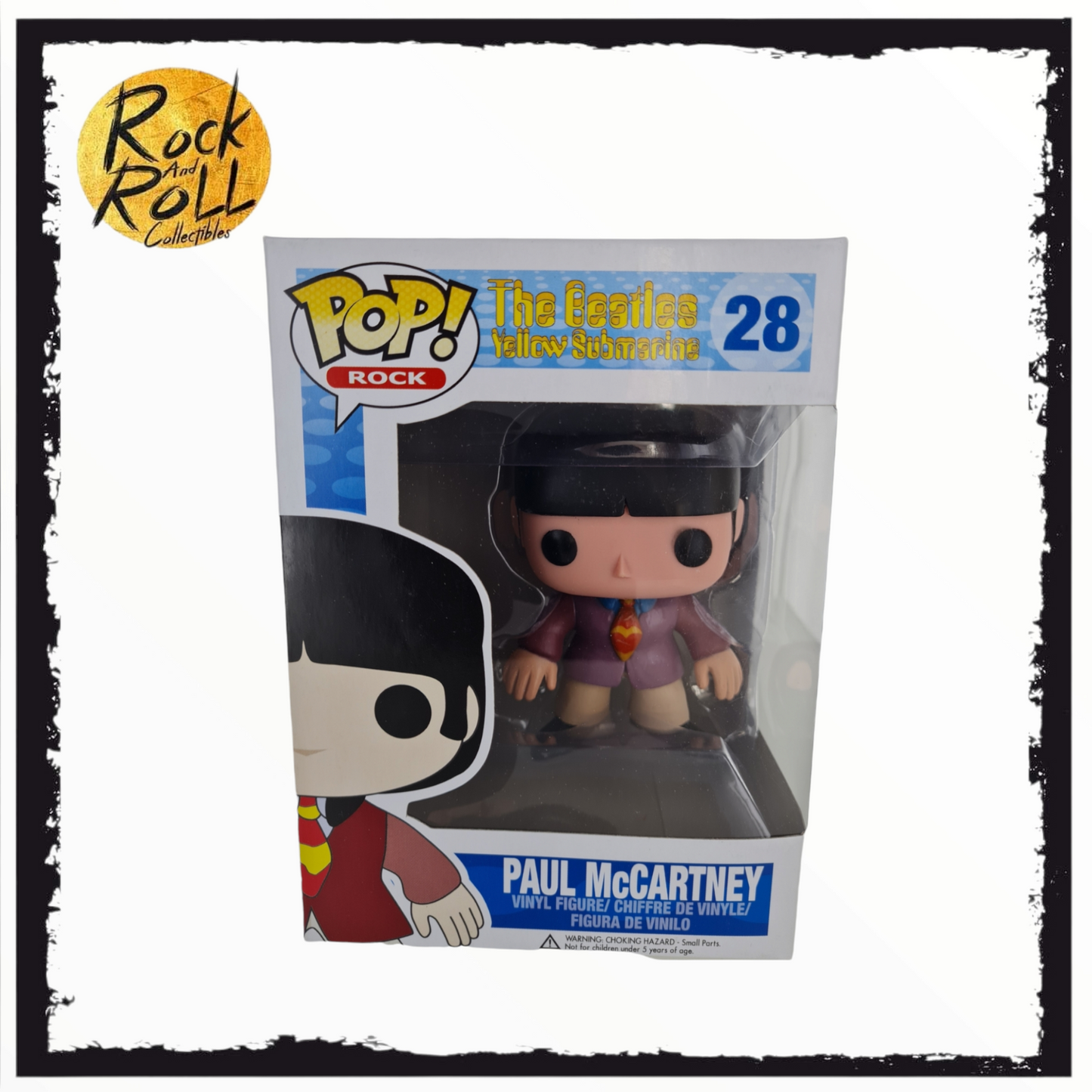 Paul McCartney #28 Funko Pop! Rock - The Beatles Yellow Submarine Condition 9/10