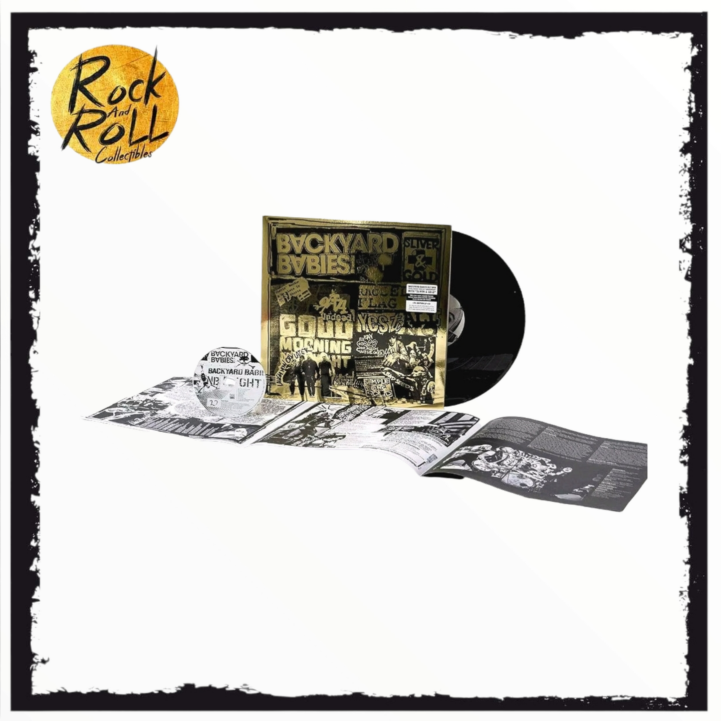 Backyard Babies – Sliver & Gold Vinyl Ltd Edition LP & CD