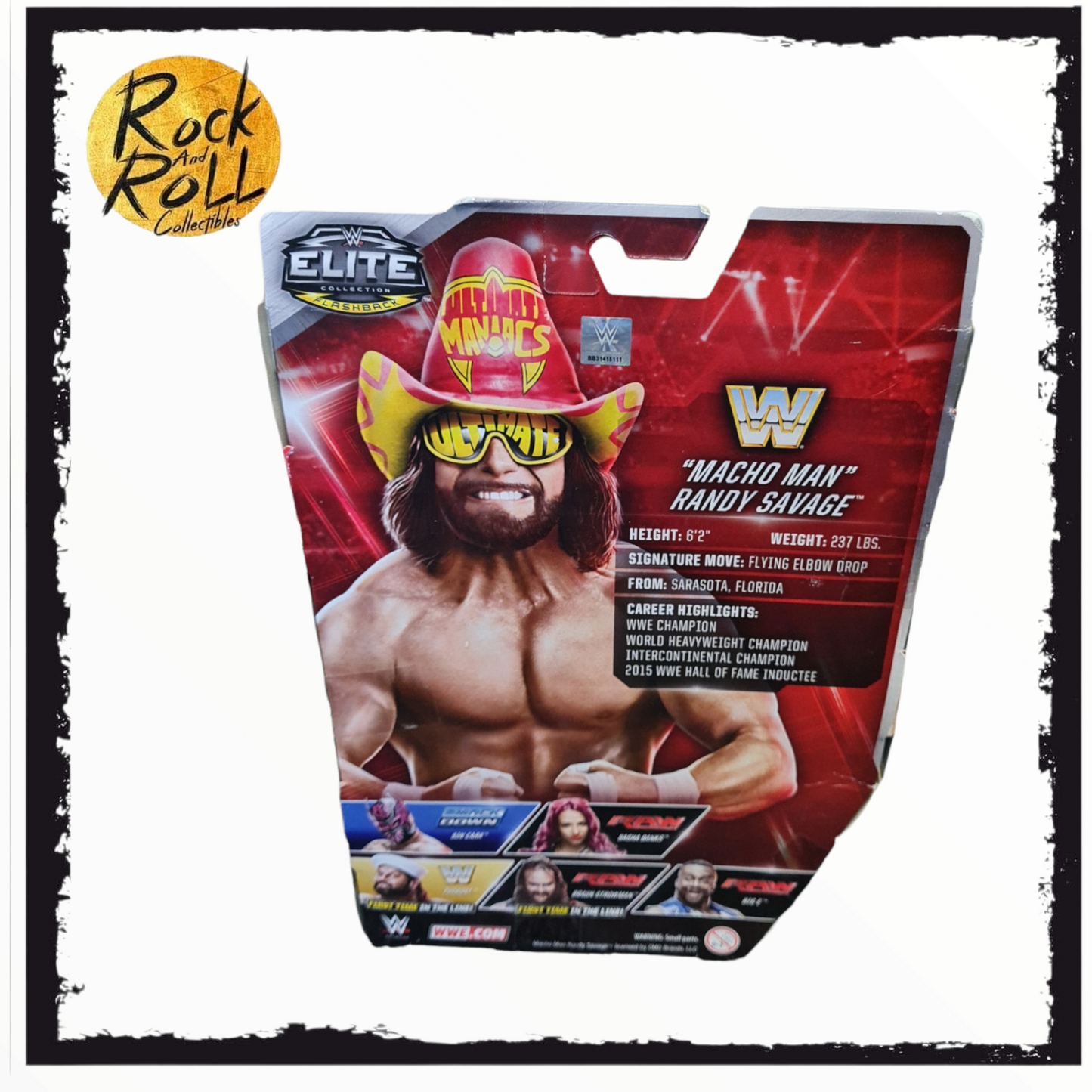 Mattel WWE/WWF Elite Flashback: Randy Savage Wrestling Action Figure