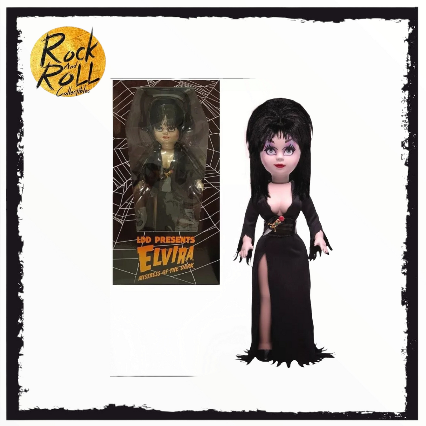 Living Dead Dolls -  Elvira Mistress Of Dark - 10" Figure