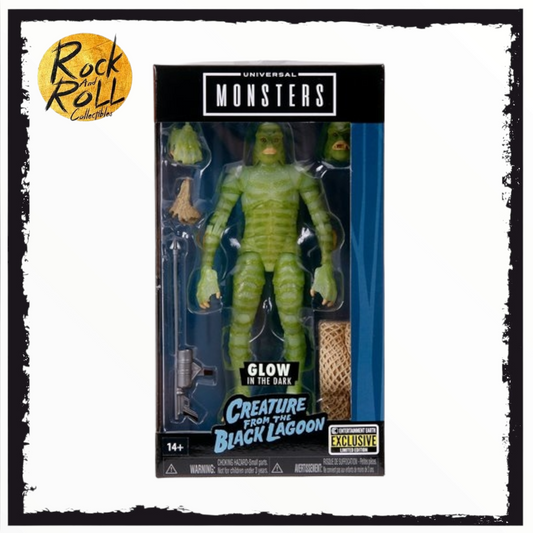 Universal Monsters - Creature from the Black Lagoon - Glow-in-the-Dark 6-Inch Action Figure - Entertainment Earth Exclusive