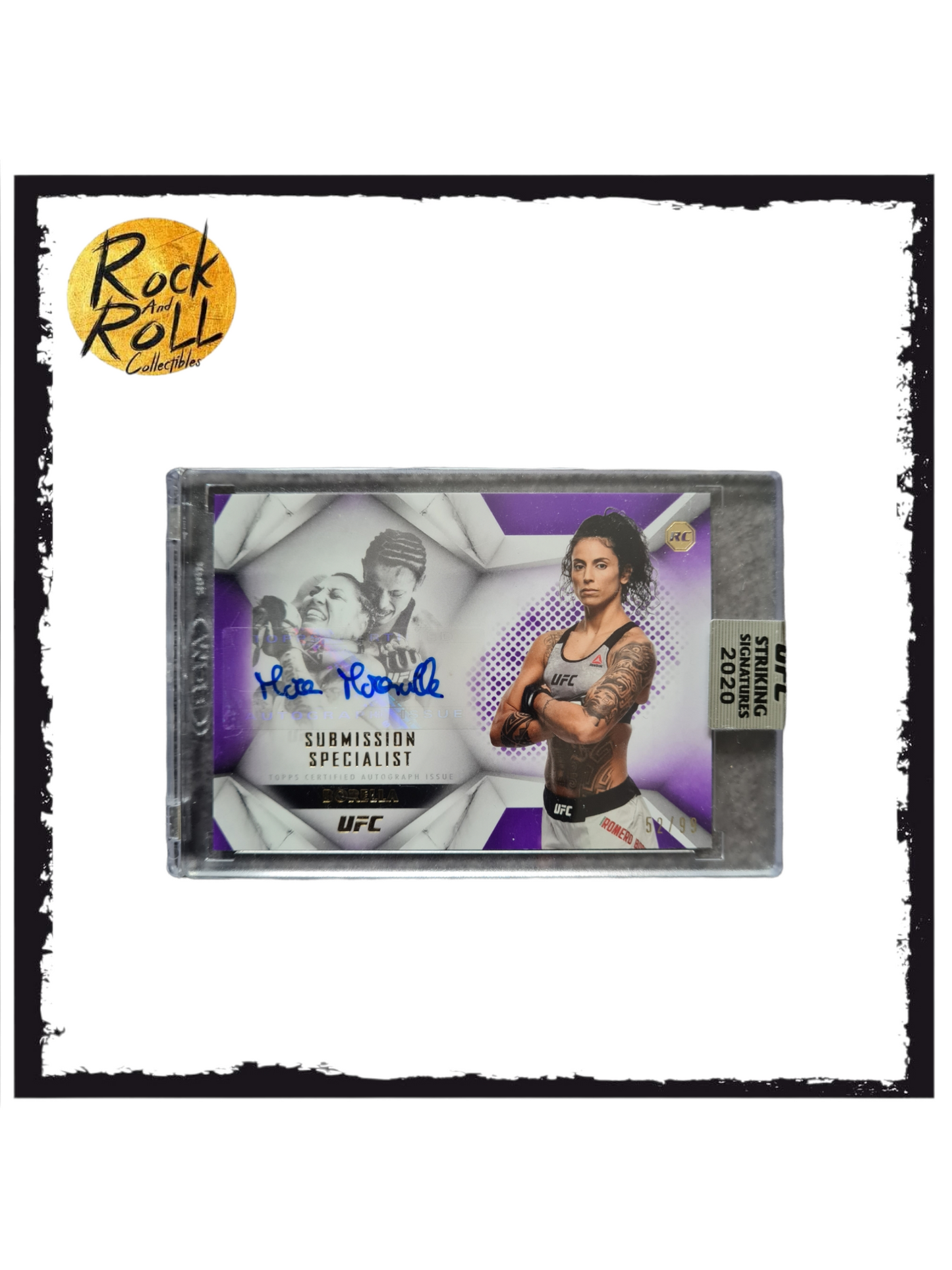 UFC 2020 Topps Striking Signatures Submission Specialist Autograph Card Mara Romero Borella