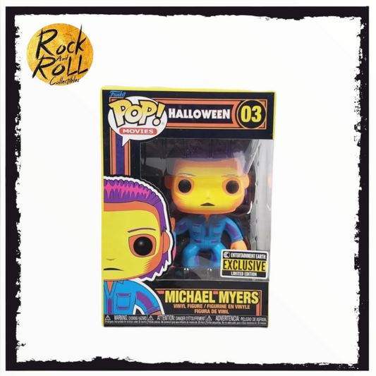 Michael Myers - Halloween - Blacklight Funko Pop Movies #03 Entertainment Earth Exclusive