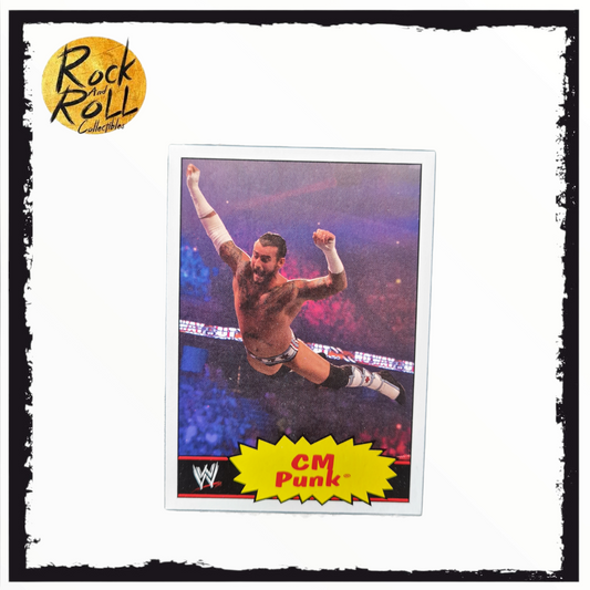 CM PUNK 2012 Topps Heritage WWE #12