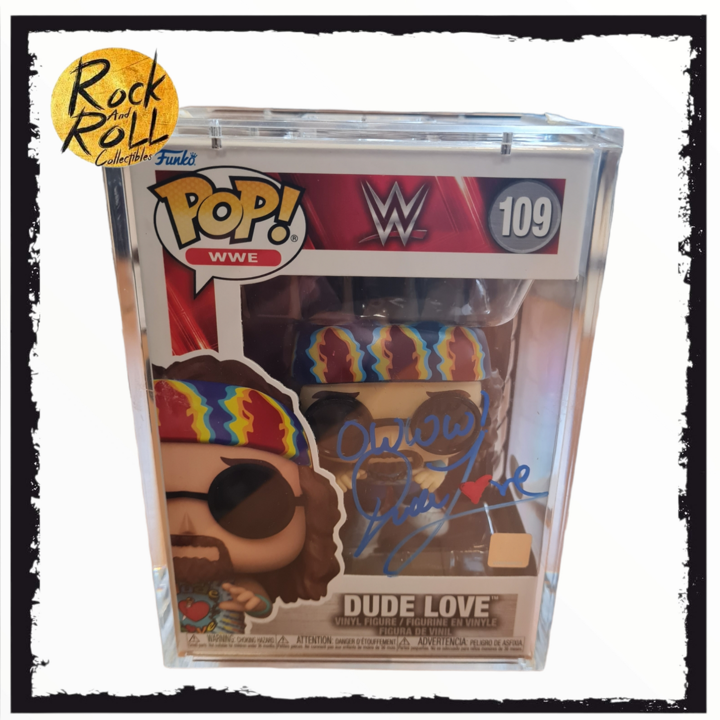 WWE Funko Pop! Dude Love #109 Signed by Mick Foley w/JSA COA