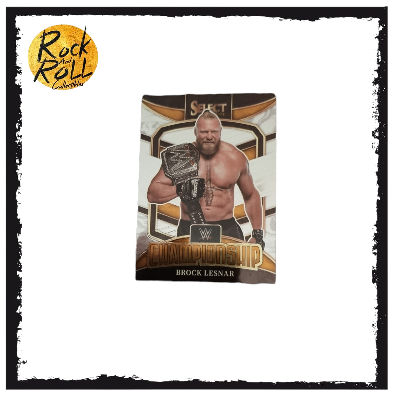 2022 Panini Select WWE - CHAMPIONSHIP - BROCK LESNAR - CARD #8