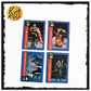 WWF 1991 Classic Games Trading Cards - Sgt. Slaughter & General Adnan 4 Card Bundle