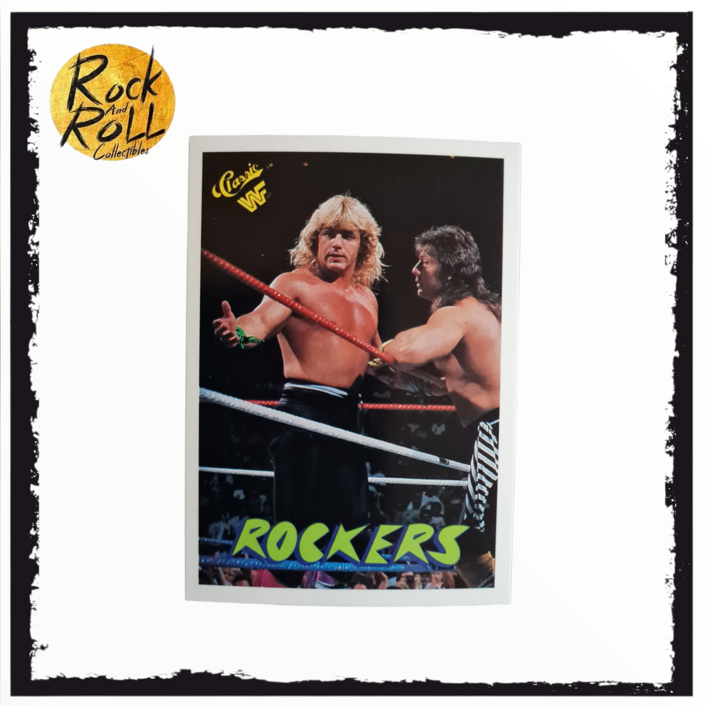 WWF 1990 Classic Trading Card - The Rockers - Shawn Michaels & Marty Jannetty #28