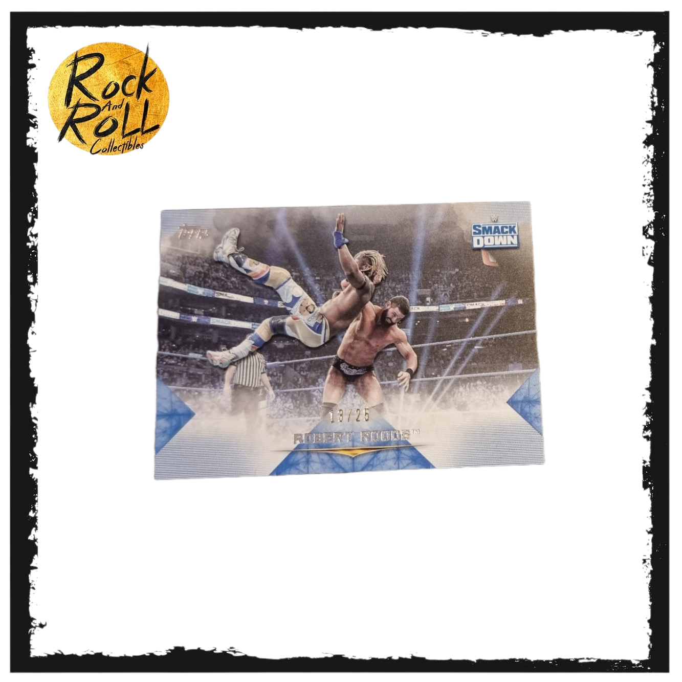 Robert Roode Blue Parallel /25 Topps WWE 2020 Undisputed
