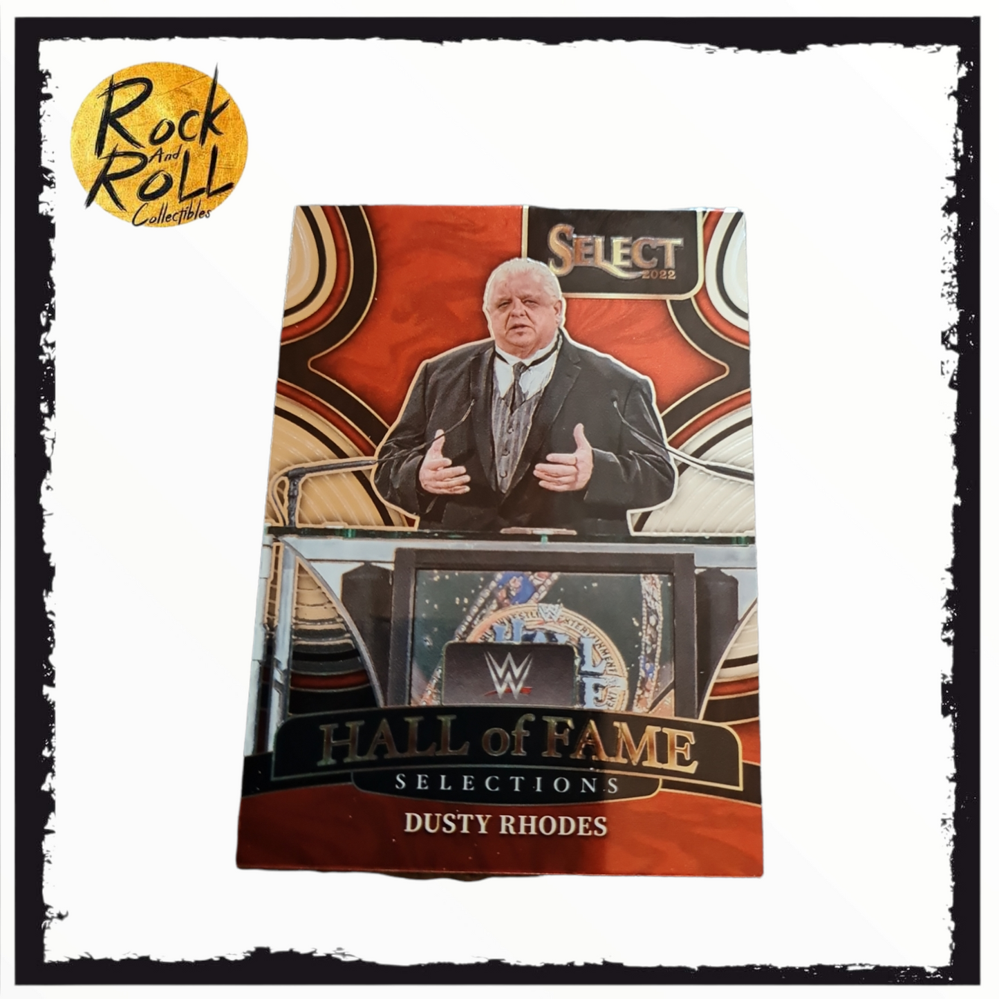 Dusty Rhodes 2022 Panini Select WWE Hall of Fame Selections Insert #10