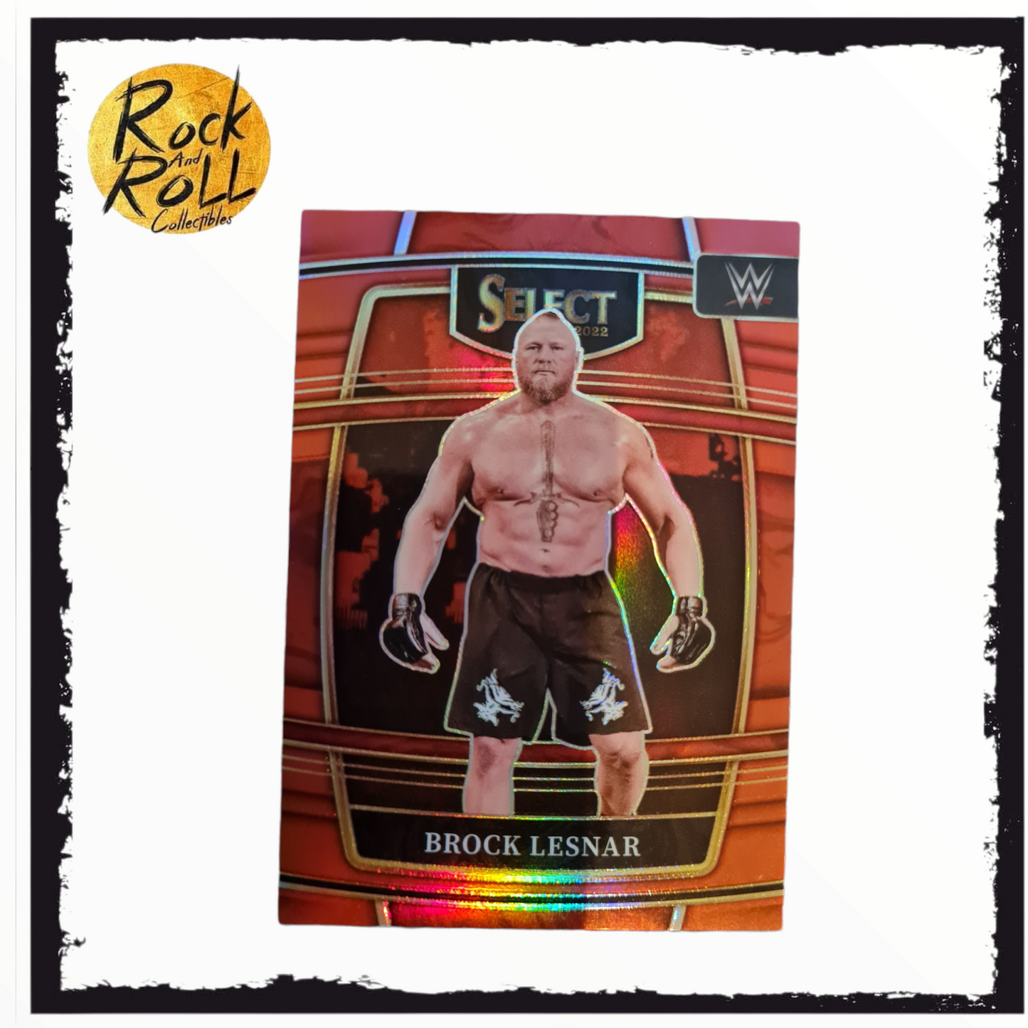 2022 Panini Select WWE BROCK LESNAR Red Concourse Level Prizm /249 Smack Down