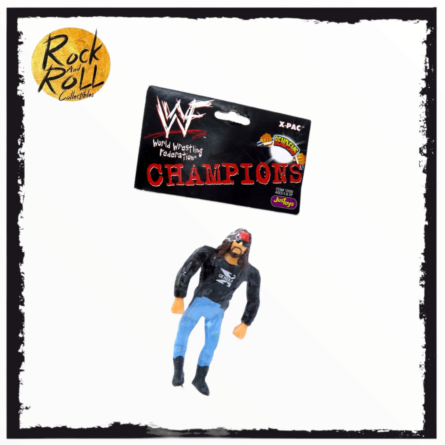 WWF Champions JusToys Bend-Ems - X-Pac