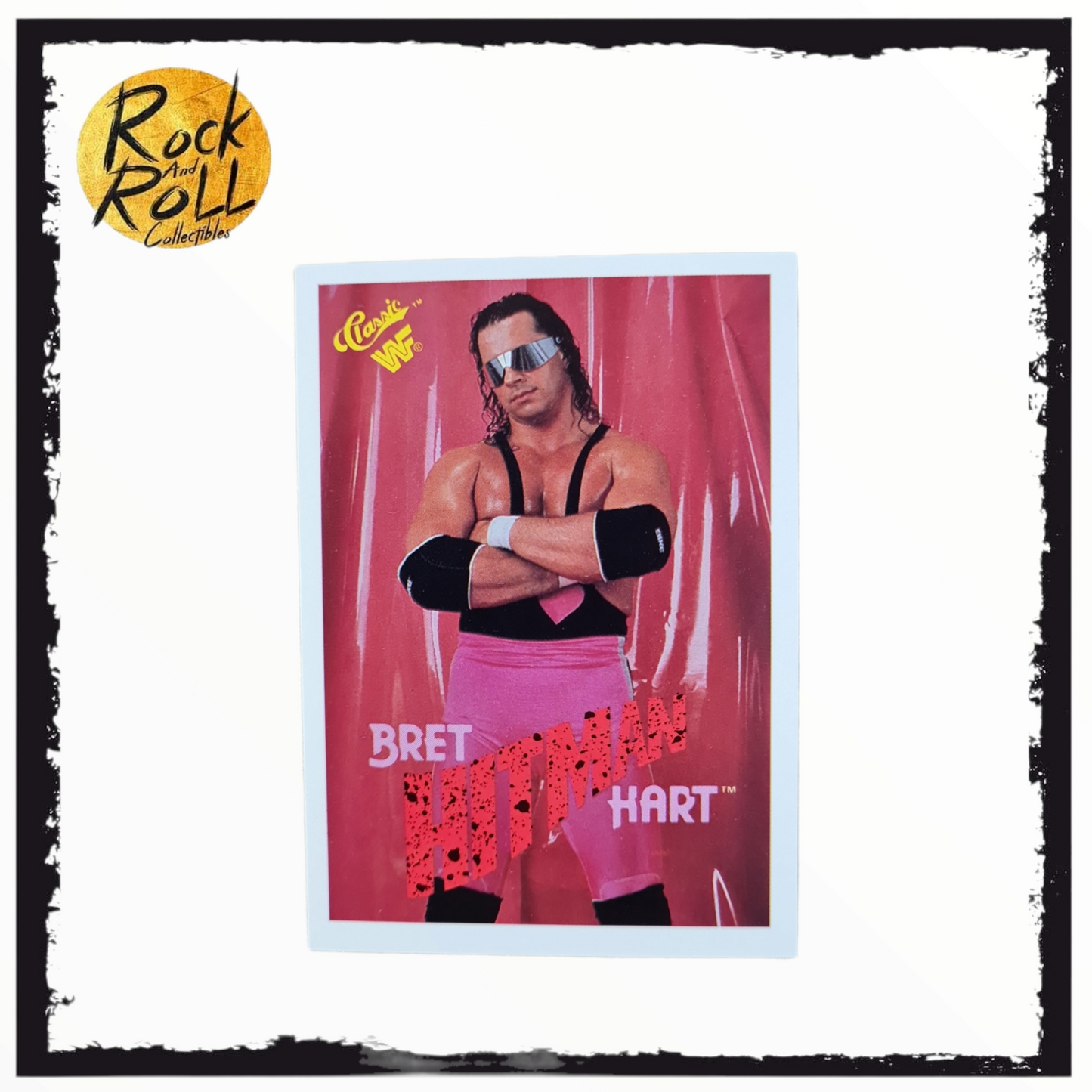 Classic WWF Bret "The Hitman" Hart Trading Card #95
