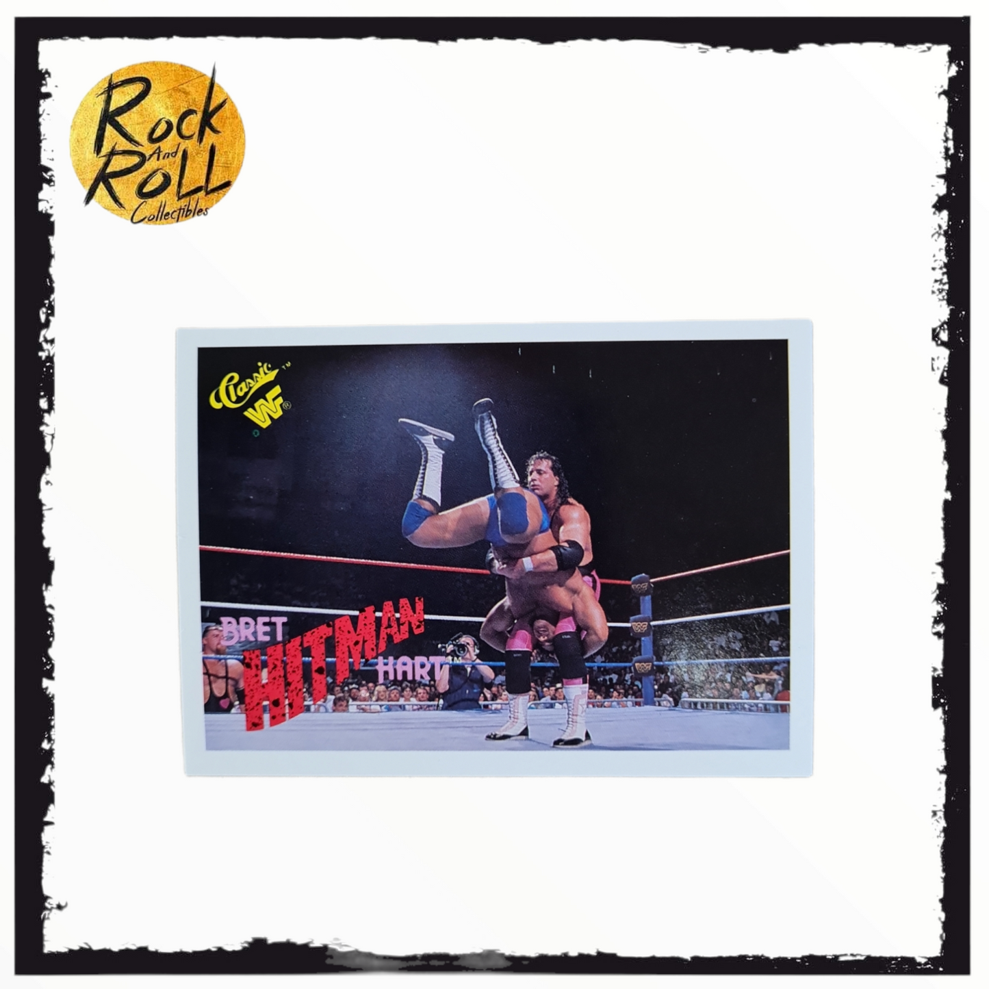 Classic WWF Bret "The Hitman" Hart Trading Card #45