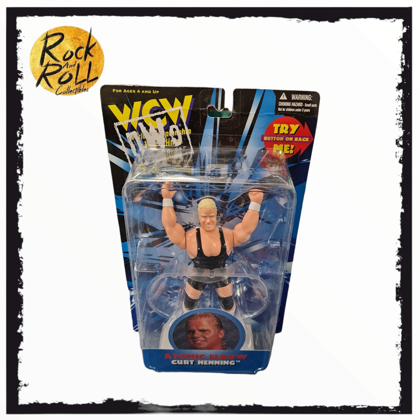 WCW NWO Atomic Elbow Curt Henning Action Figure