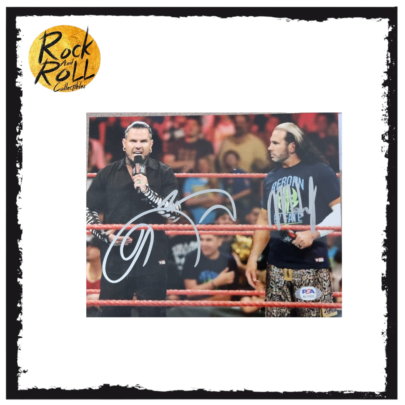 Jeff Hardy And Matt Hardy Signed 8X10 Photo PSA Authenticity