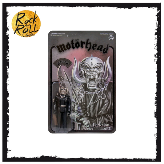 Super7 ReAction Action Figure - Motorhead - Warpig (Black Series)